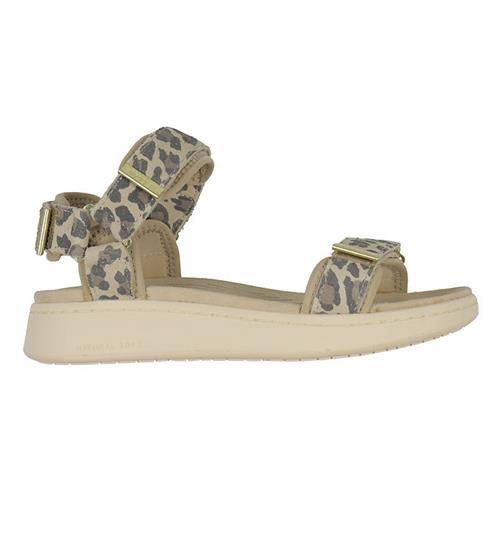 Woden Sandaler - Line Suede - Leopard