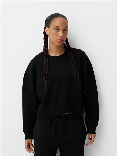 Bershka Sweatshirt  sort