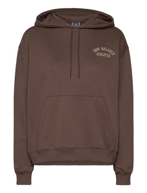 Graphic Fleece Hoodie New Balance Brown