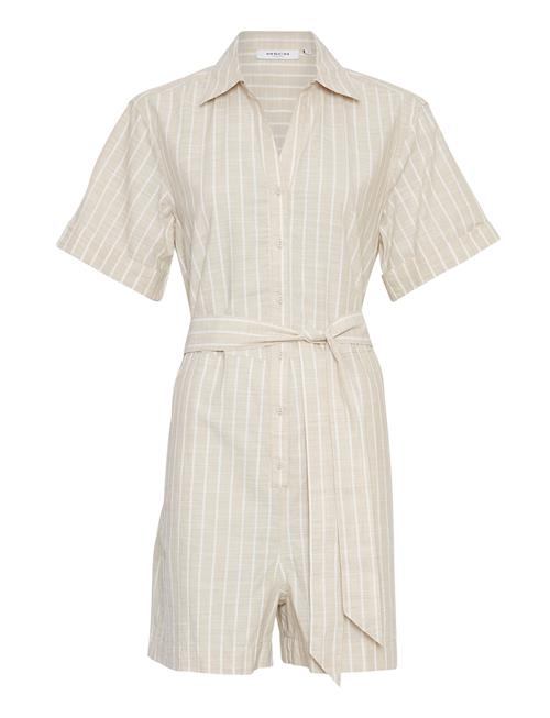 Mschannabet Ss Playsuit Stp MSCH Copenhagen Beige