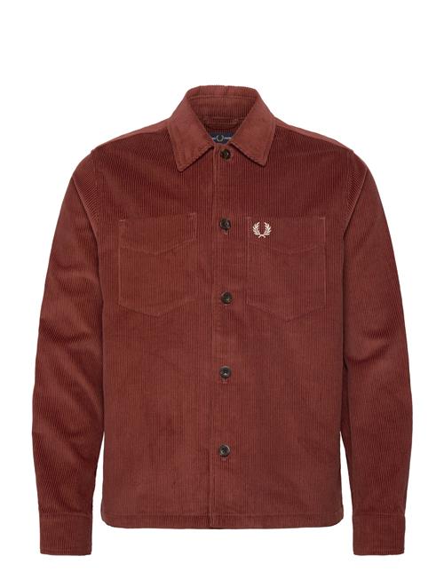 Corduroy Overshirt Fred Perry Red