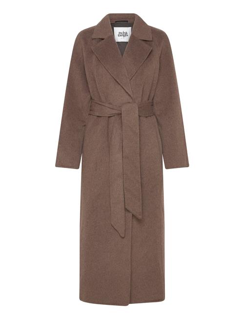 Lorelei Belted Coat Twist & Tango Brown