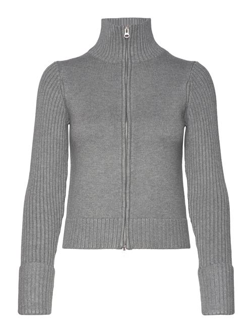 Zip Cardigan Weekday Grey