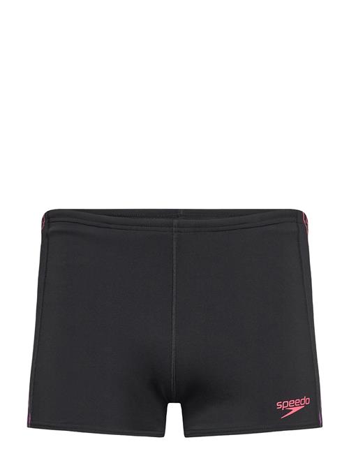 Mens Tech Panel Aquashort Speedo Black