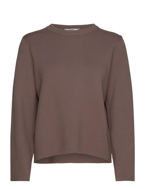 Objreynard Square Sleeve O-Neck Noos Object Brown