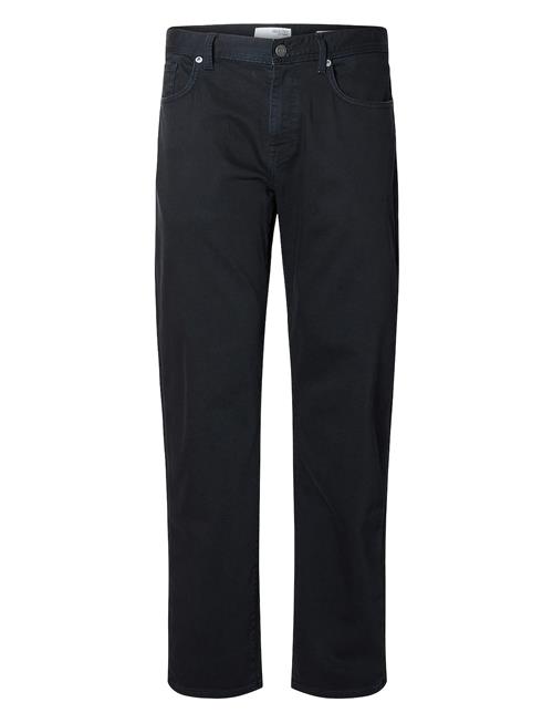 Slh196-Straight Ben Marlon Jeans Noos Selected Homme Black