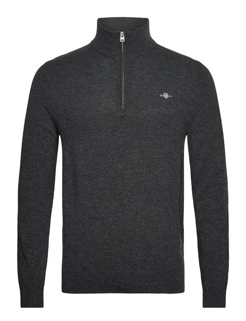 Se Extrafine Lambswool Half Zip GANT Grey ved Booztlet