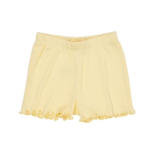 Copenhagen Colors Summer Pointelle Shorts Light Yellow | Gul | 110 cm