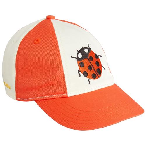 Mini Rodini Ladybugs Hætte Red 48/50 cm  Rød  48/50 cm  Unisex
