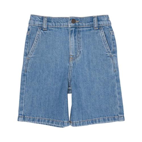 Copenhagen Colors Denimshorts Med Brede Ben Light Blue Indigo Washed | Blå | 110 cm