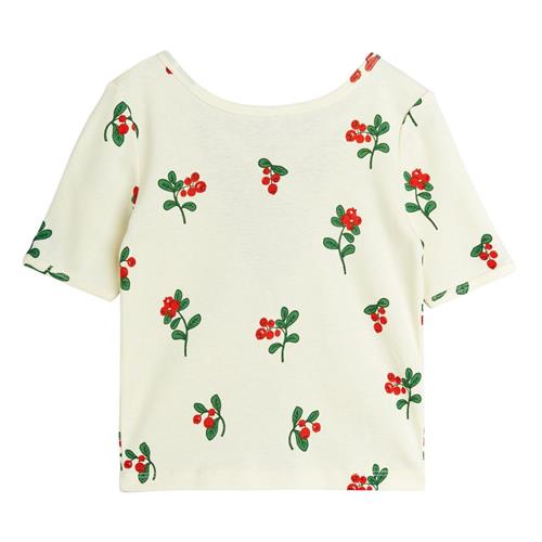 Mini Rodini Lingonberries Aop Ballet T-shirt Offwhite |  | 116/122 cm