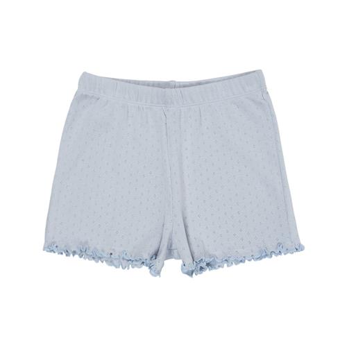 Copenhagen Colors Summer Pointelle Shorts Dusty Blue | Blå | 98 cm