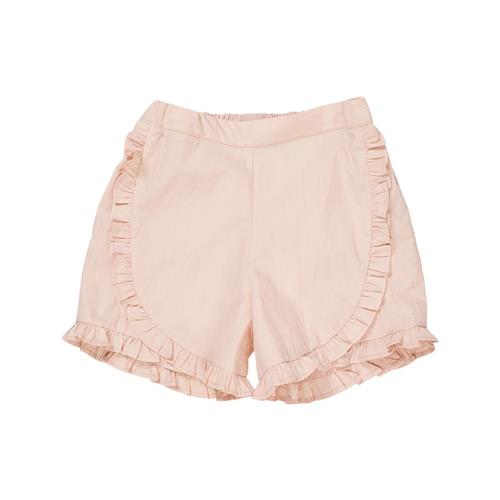 Copenhagen Colors Shorts I Poplin Med Frynser Dusty Rose | Lyserød | 116 cm