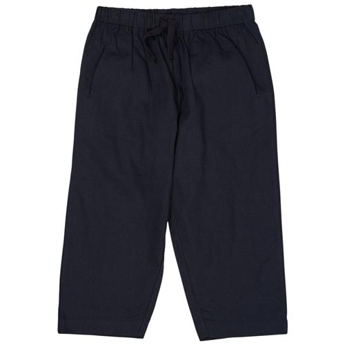 Copenhagen Colors Solid Twill-bukser Navy 110 cm  Blå  110 cm  Unisex