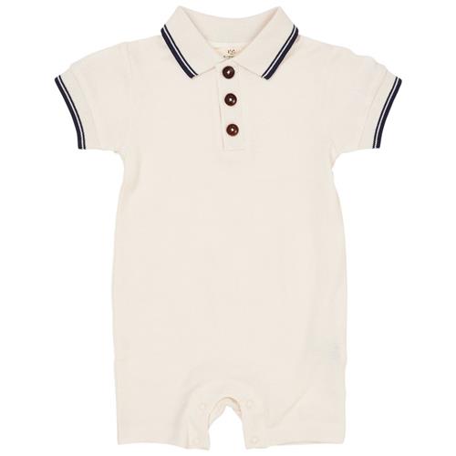 Copenhagen Colors Pique Polo Romper Cream | Beige | 62 cm