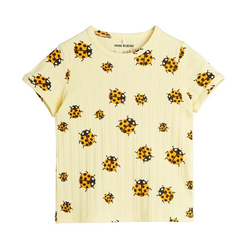 Mini Rodini Ladybugs Aop T-shirt Yellow | Gul | 116/122 cm