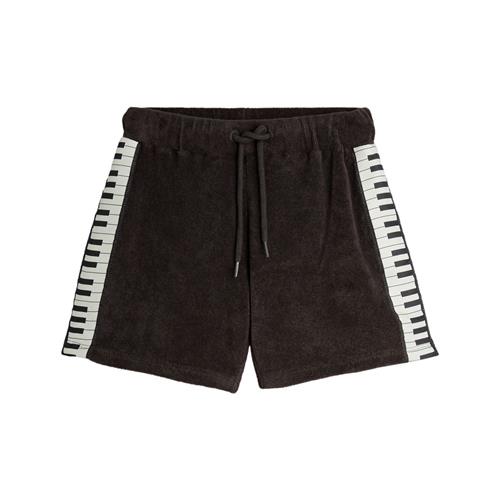Se Mini Rodini Piano Terry Sweatshorts Brown 80/86 cm  Brun  80/86 cm  Unisex ved Babyshop