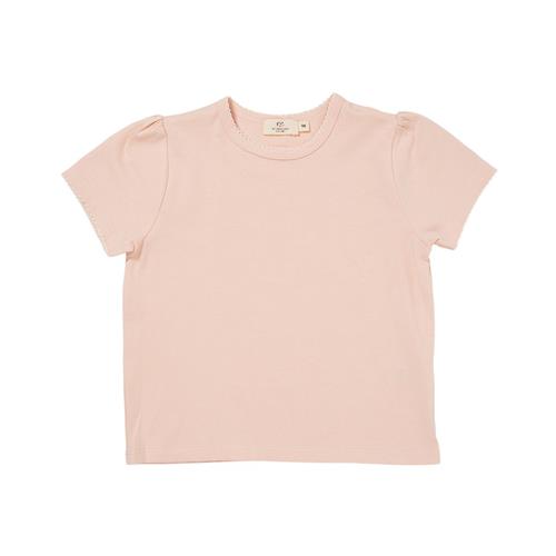 Copenhagen Colors T-shirt Med Flæseærmer Dusty Rose 110 cm  Lyserød  110 cm  kvinde