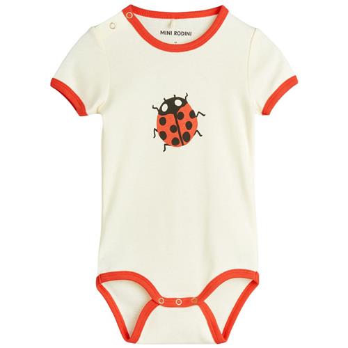 Mini Rodini Ladybugs Baby Body Offwhite |  | 80/86 cm