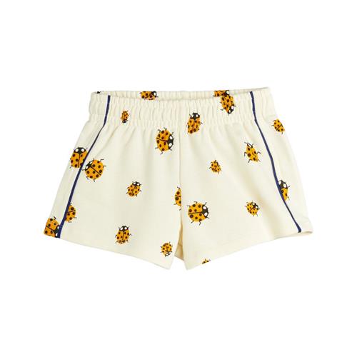 Mini Rodini Ladybugs Aop Sweatshorts Shorts Offwhite 80/86 cm  Creme  80/86 cm  Unisex
