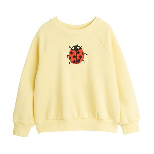 Mini Rodini Ladybugs Sweatshirt Yellow 104/110 cm  Gul  104/110 cm  Unisex