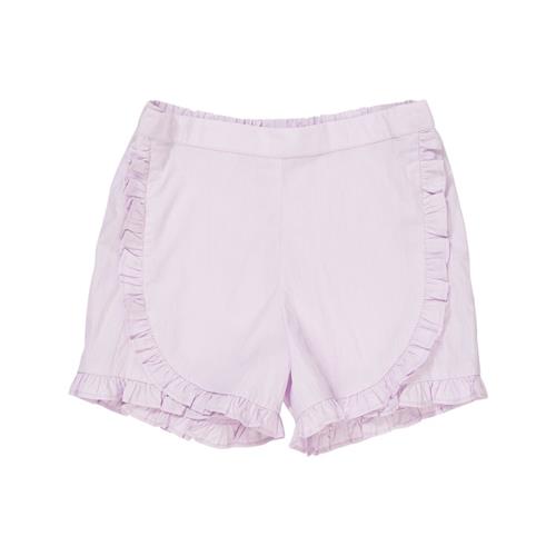 Copenhagen Colors Shorts I Poplin Med Frynser Lavender 98 cm  Lilla  98 cm  kvinde