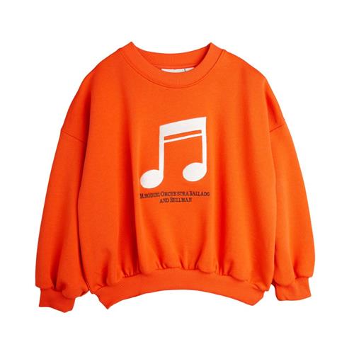 Mini Rodini Note Sweatshirt Red 140/146 cm  Rød  140/146 cm  Unisex