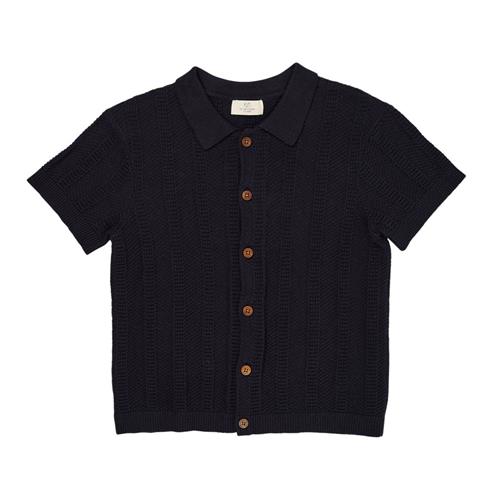 Copenhagen Colors Mønstret Skjorte Navy 128 cm  Blå  128 cm  mand