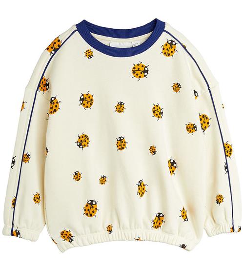 Mini Rodini Sweatshirt - Ladybugs - Off White