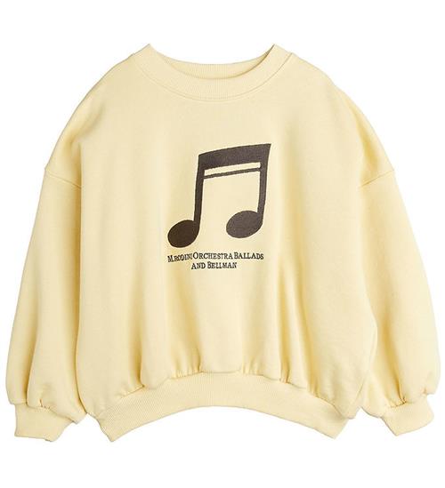 Mini Rodini Sweatshirt - Note - Støvet Gul