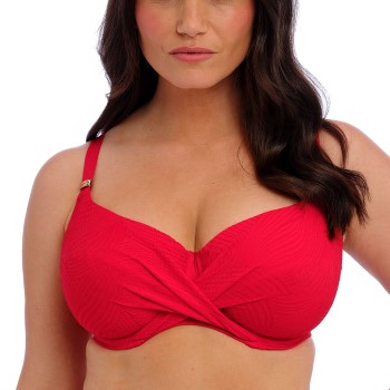 Fantasie Ottawa Uw Wrap Front Full Cup Bikini Top Rød D 85 Dame