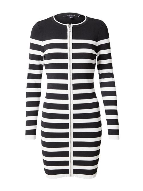 Karen Millen Strikkjole  sort / hvid