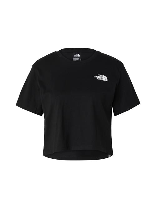 Se THE NORTH FACE Shirts 'Cropped Simple Dome T-Shirt'  sort / hvid ved About You