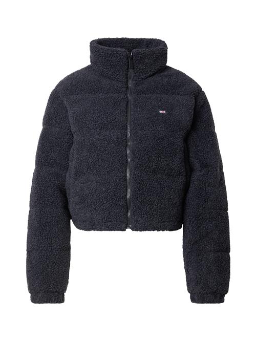 Tommy Jeans Overgangsjakke 'ESSENTIAL'  sort