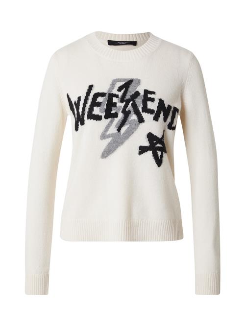 Weekend Max Mara Pullover 'KANSAS'  grå / sort / hvid