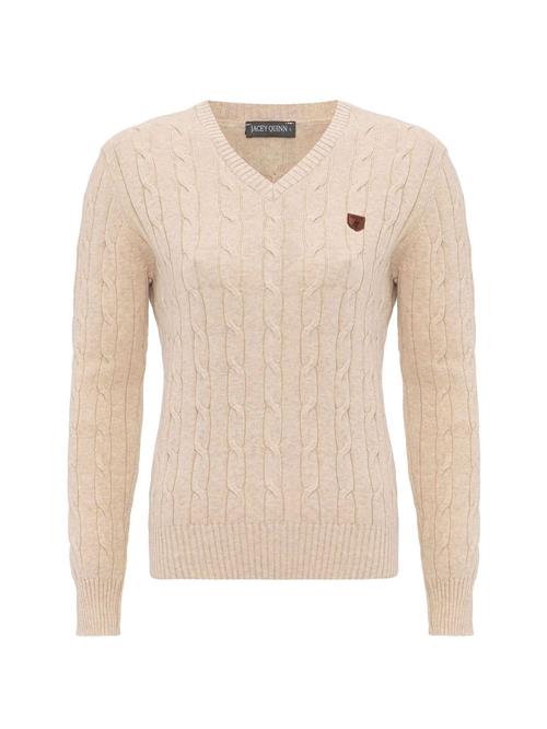 Se Jacey Quinn Pullover  beige-meleret ved About You