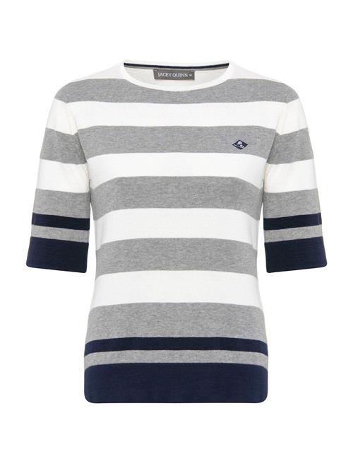 Se Jacey Quinn Pullover  navy / grå / hvid ved About You