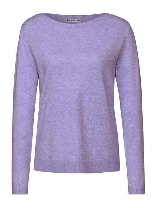 STREET ONE Pullover  lilla-meleret