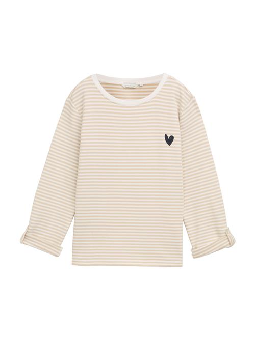 Se TOM TAILOR Sweatshirt  beige / navy / offwhite ved About You