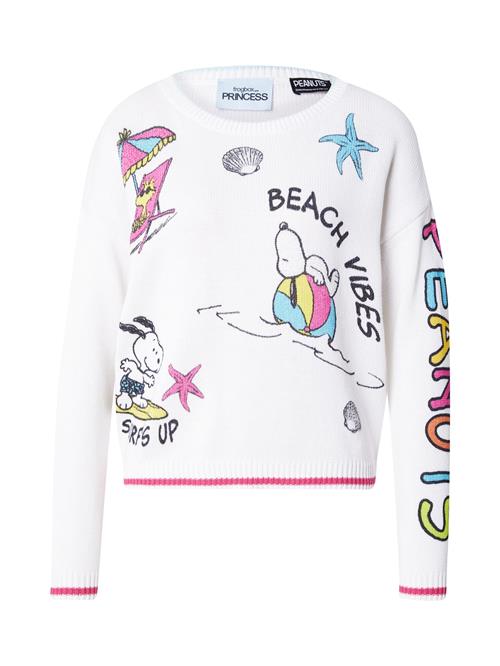 Se Frogbox Pullover 'Snoopy Beach'  lyseblå / pink / sort / hvid ved About You