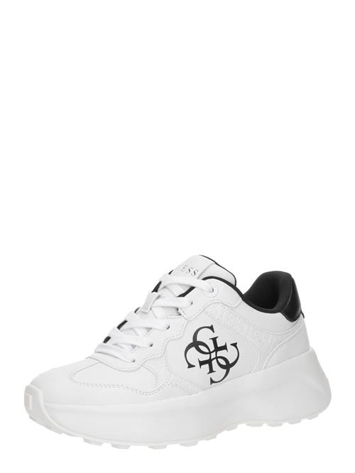 GUESS Sneaker low 'Luckei'  sort / hvid
