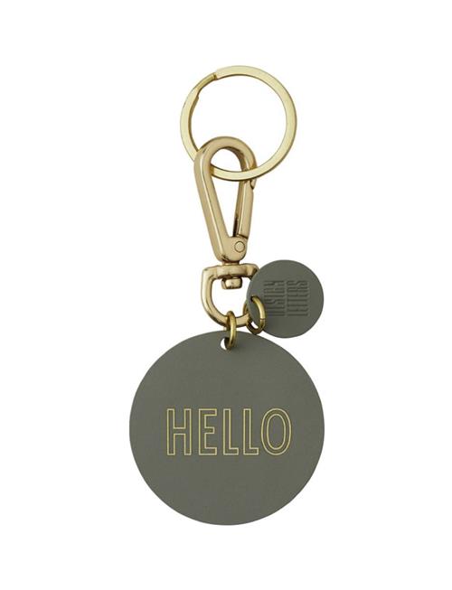 Key Ring Design Letters Green