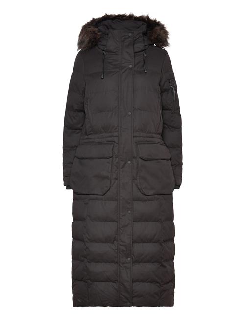 Mf Faux Fur Hooded Parka Superdry Black