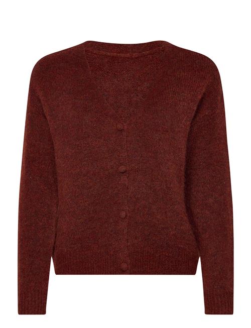 Vijamina Over L/S Knit Cardigan-Noos Vila Red