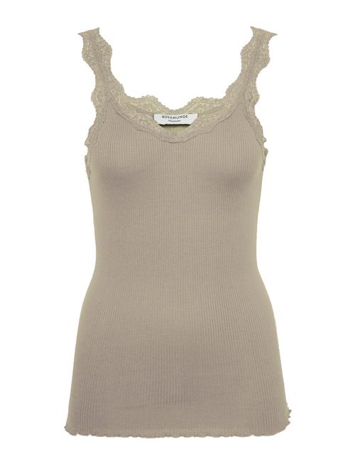 Organic Top W/ Lace Rosemunde Beige