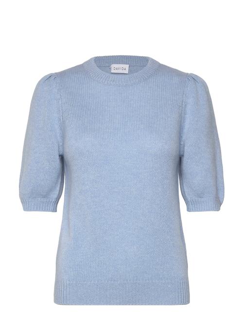 Puff Sleeve T-Shirt Davida Cashmere Blue