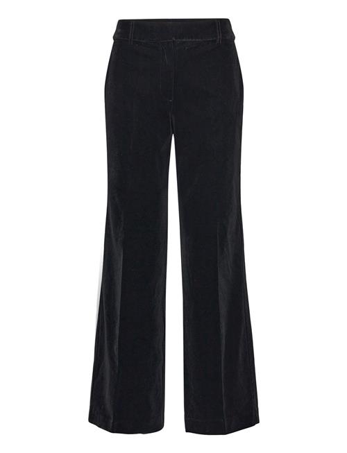 Slfrita-Velva Mw Wide Pant Selected Femme Black