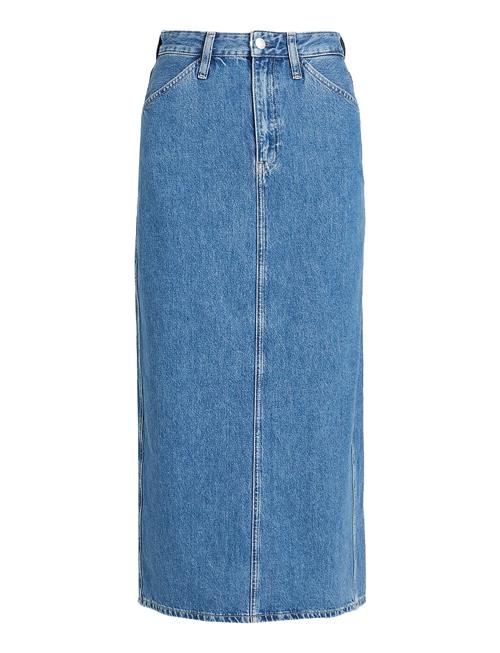 Trouser Pocket Maxi Skirt Calvin Klein Jeans Blue