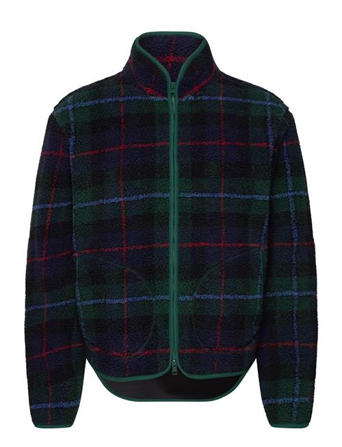 Checked Fleece Jacket GANT Green