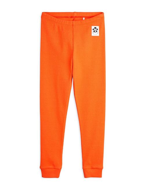 Solid Rib Leggings Mini Rodini Orange